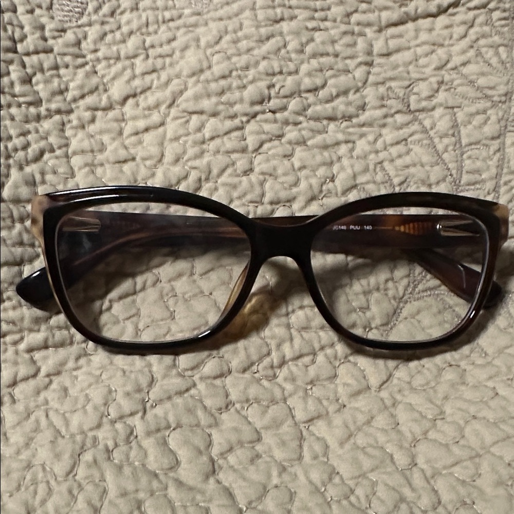 Jimmy Choo JC 146 PUU Animal Havana Brown tortoise eyeglasses